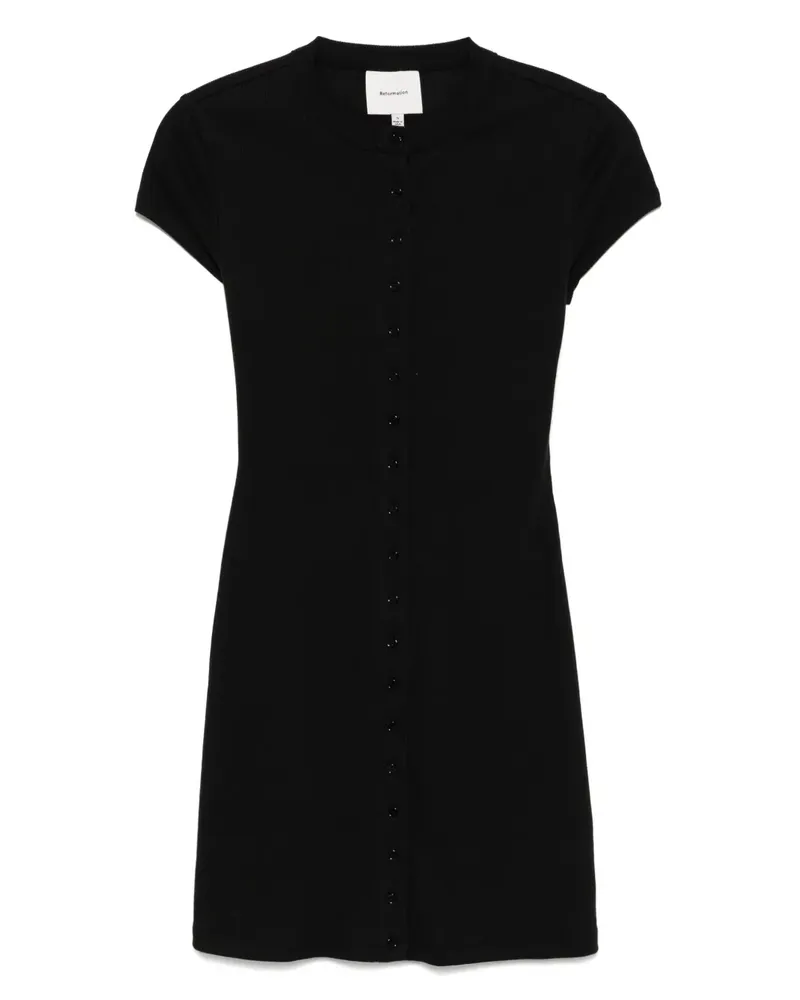 Reformation Raelynn Kleid - Schwarz Schwarz