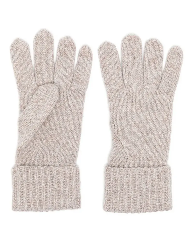 N.Peal Handschuhe aus Kaschmir - Nude Nude