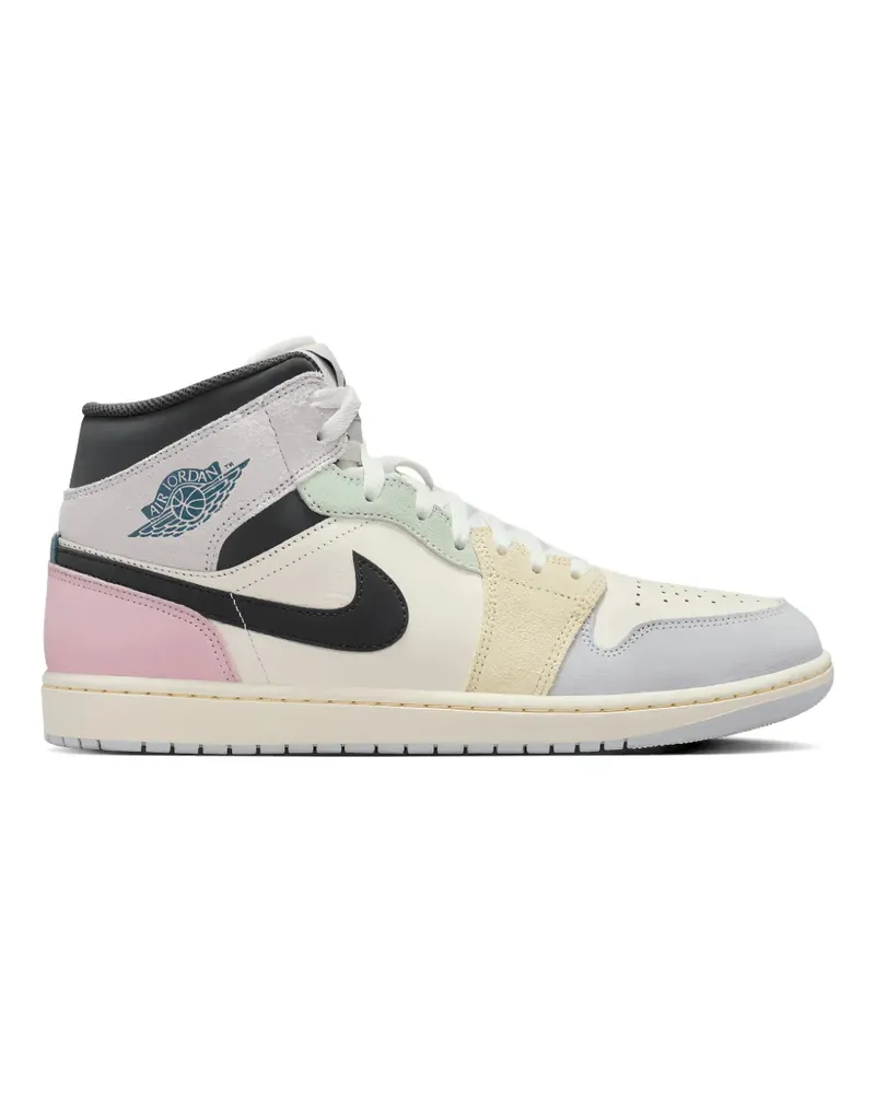 Jordan Air  1 Mid lace-up sneakers - Nude Nude
