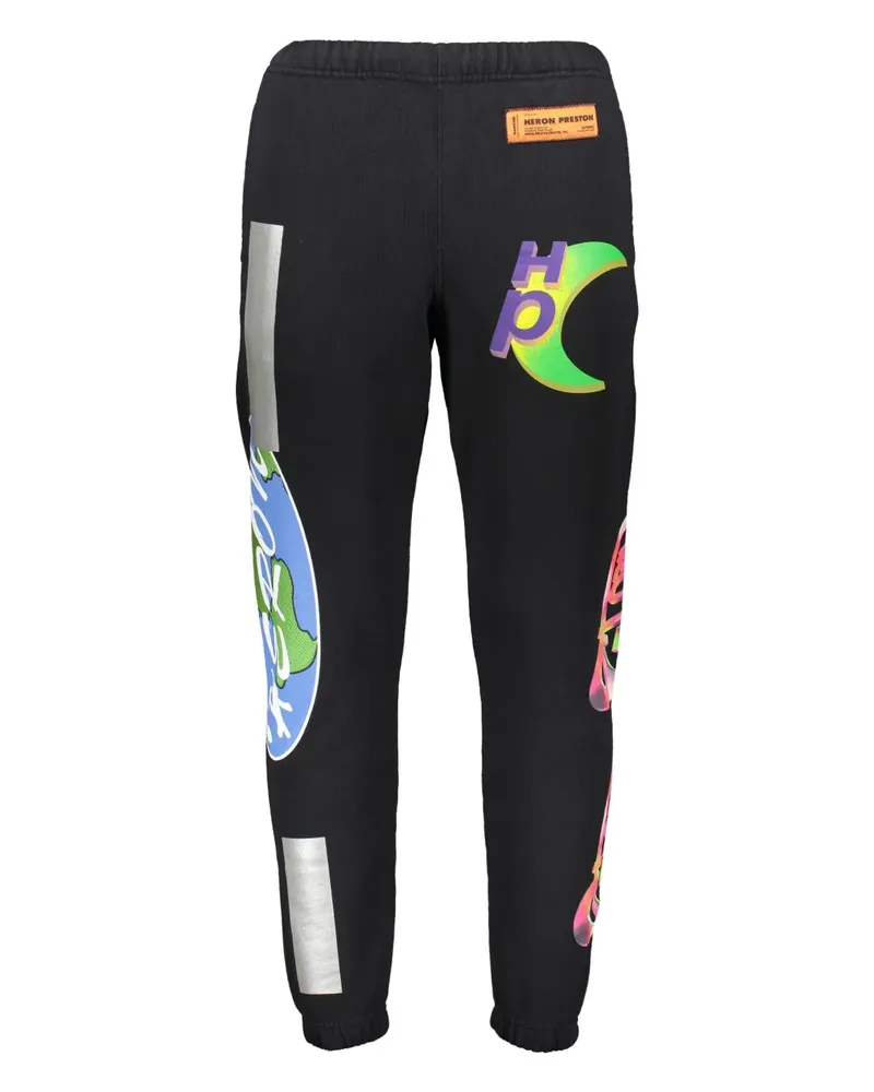Heron Preston Hose mit durchgehendem Print - Schwarz Schwarz