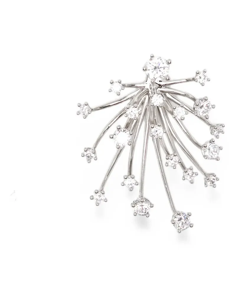 PANCONESI Kismet crystal-embellished earrings - Silber Silber