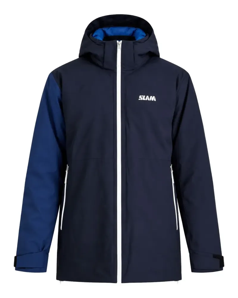Slam Altura Ins logo-print hooded jacket - Blau Blau