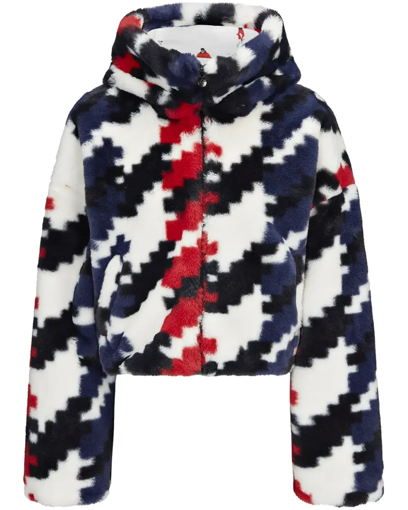 Perfect Moment Noelle Bomberjacke aus Faux Fur - Blau Blau
