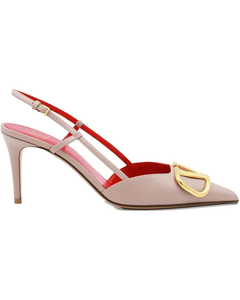 Valentino Garavani VLogo Pumps 80mm - Nude Nude
