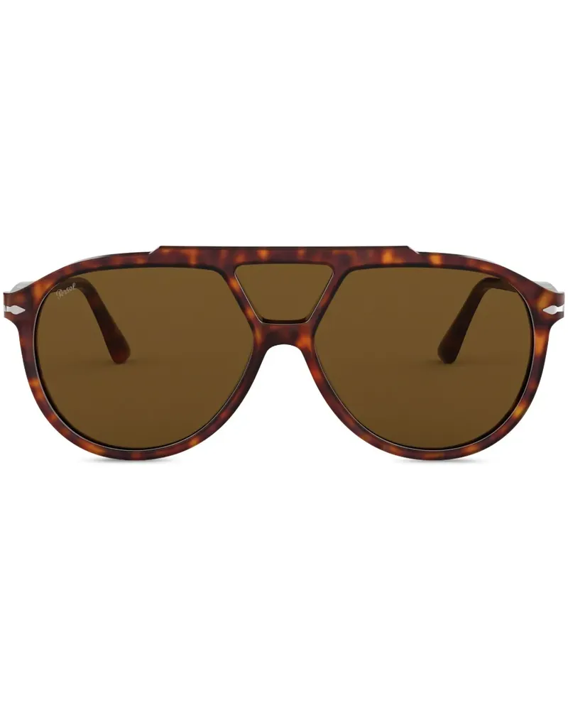 Persol Klassische Pilotenbrille - Braun Braun