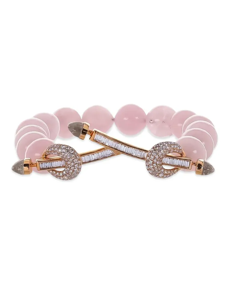 Ananya Armband mit Morganit und Diamant - Gold Gold