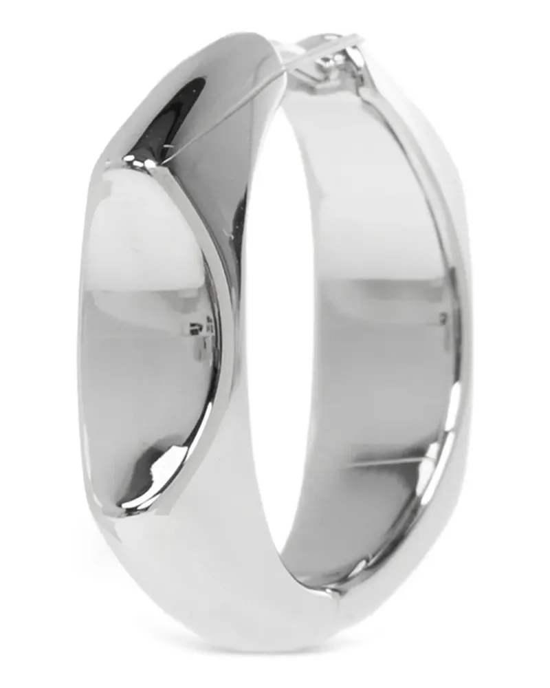 Diesel Ohrringe mit Logo - Silber Silber