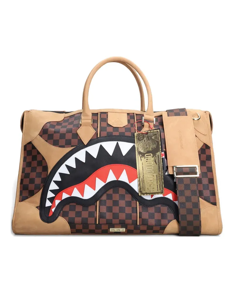 Sprayground Hennyville Pyramid duffle bag - Braun Braun