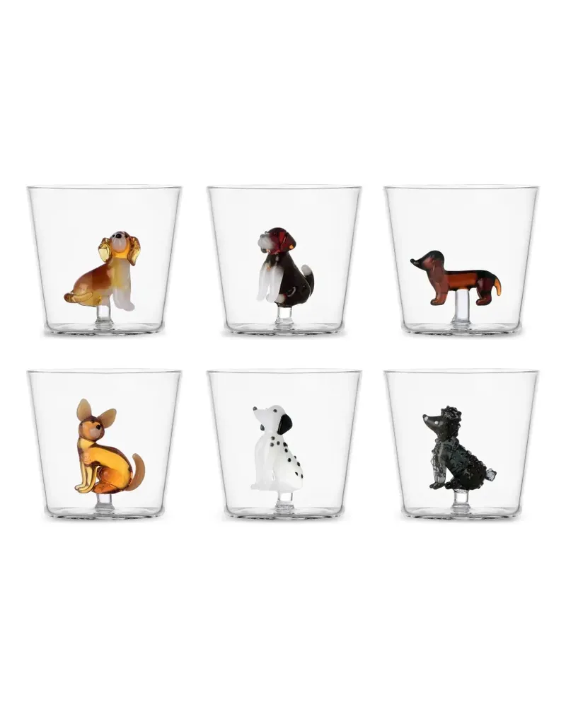 Ichendorf Milano Dog Gläser (6er-Set) - Weiß Weiß