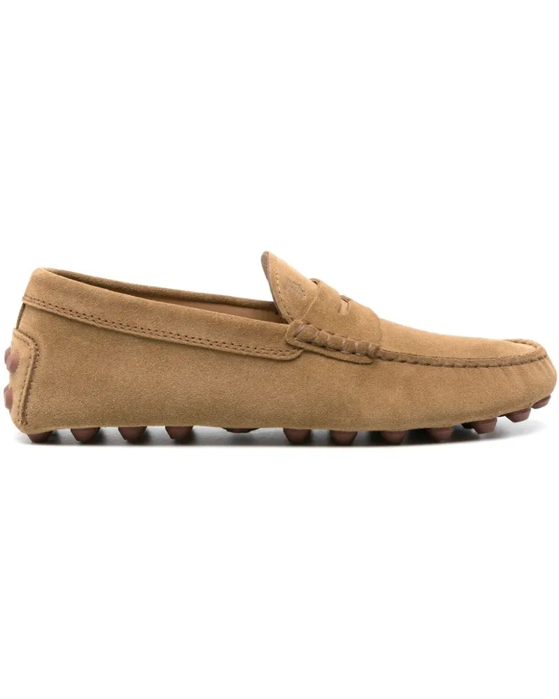 TOD'S Gommino Driving Loafer aus Wildleder - Braun Braun