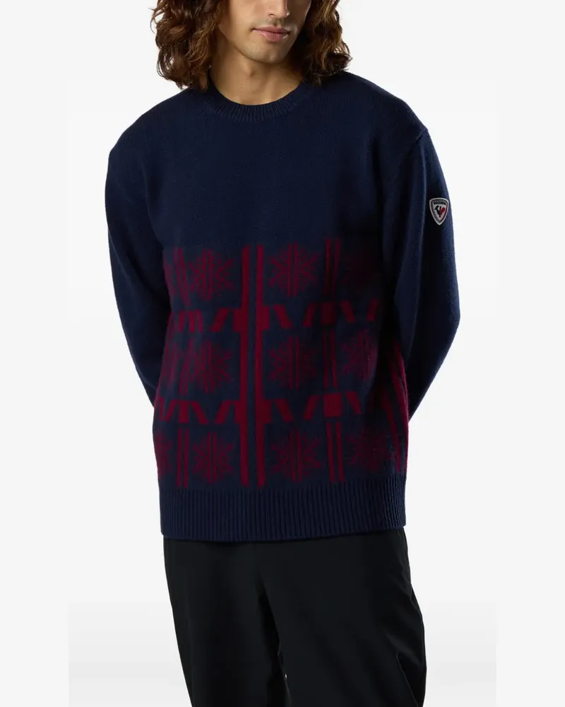 Rossignol Gemusterter Pullover - Blau Blau