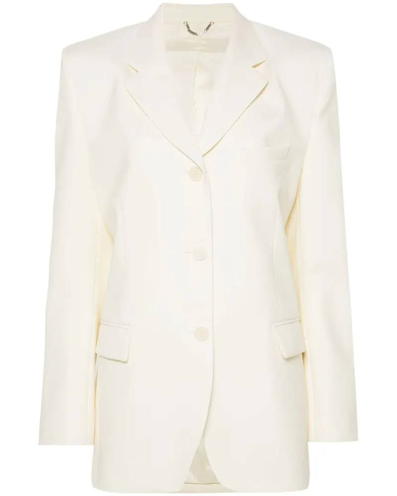 Magda Butrym Einreihiger Blazer Nude