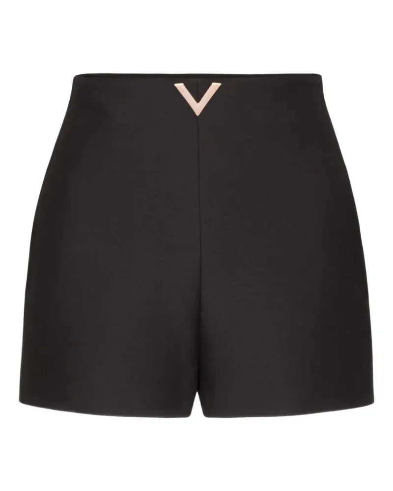 Valentino Garavani Crepe Couture Shorts - Schwarz Schwarz
