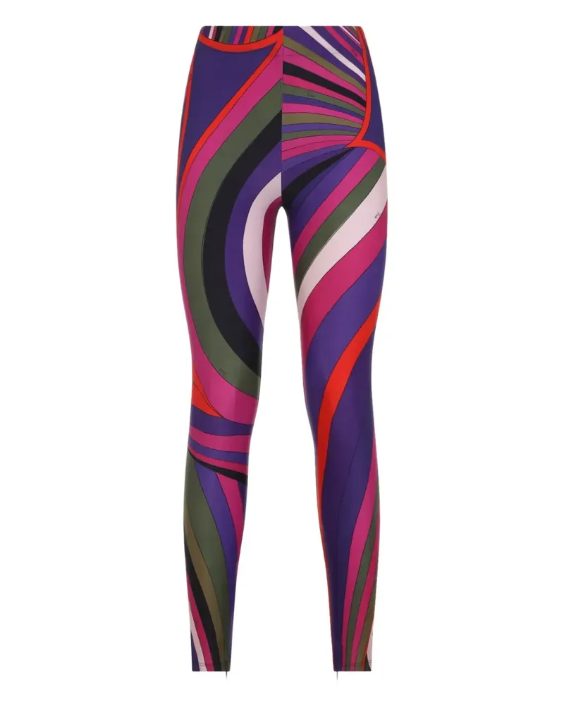 Emilio Pucci Leggings mit abstraktem Print - Rosa Rosa