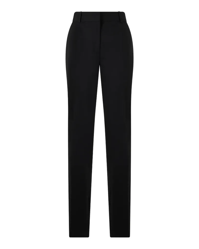 Alberta Ferretti High-Waist-Hose mit geradem Bein - Schwarz Schwarz