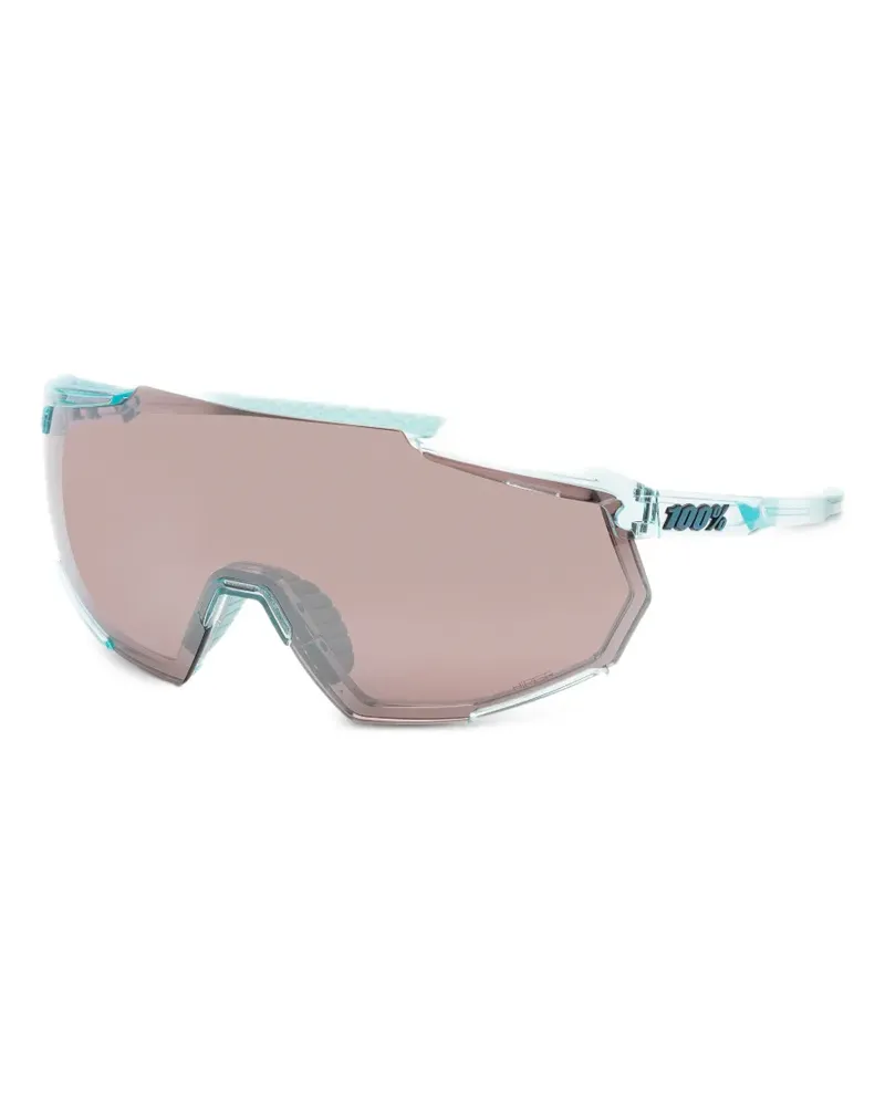 100% Eyewear Racetrap 3.0 Sonnenbrille mit Shield - Blau Blau