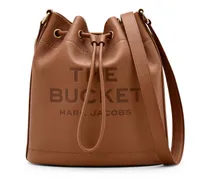 The Leather Shoulder Beuteltasche - Braun