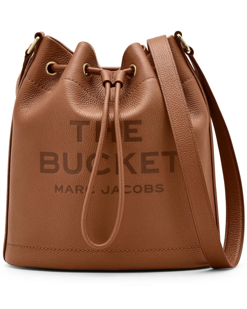 Marc Jacobs The Leather Shoulder Beuteltasche - Braun Braun