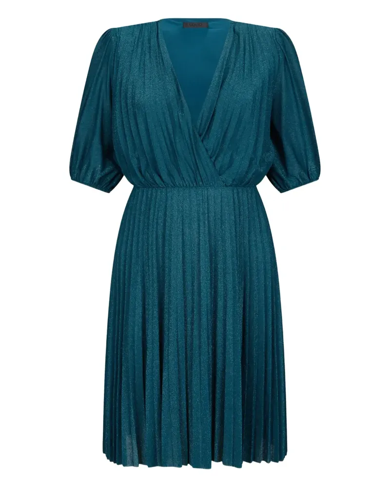Liu Jo Plissiertes Minikleid - Blau Blau