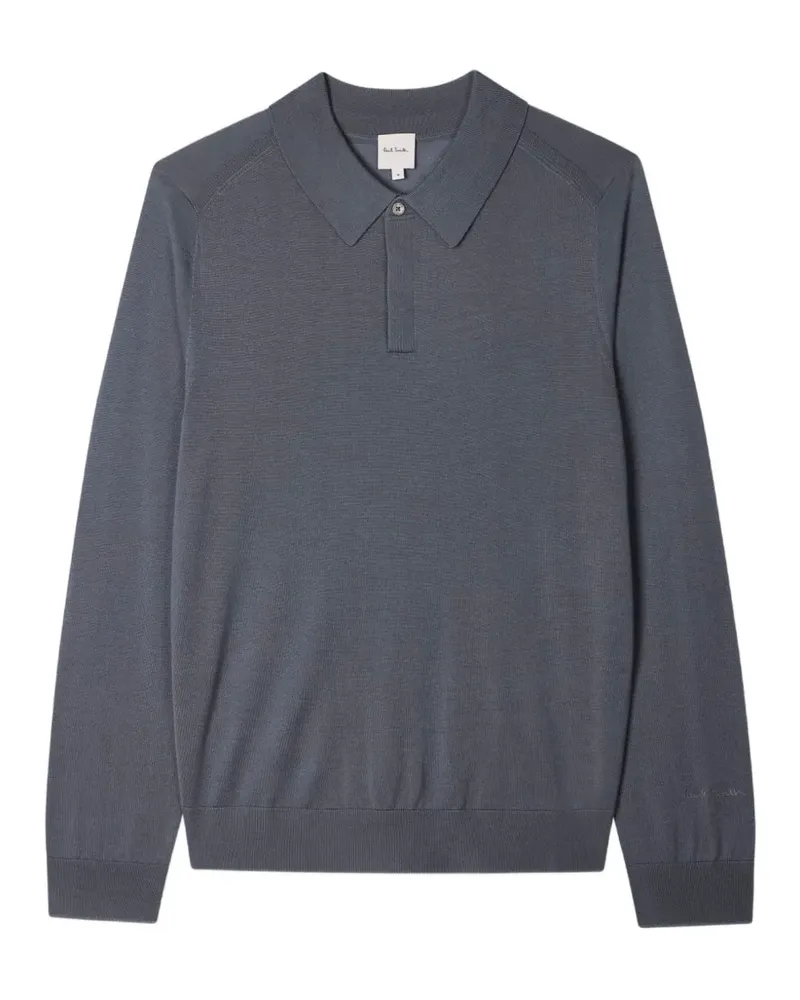 Paul Smith Langärmeliges Poloshirt - Grau Grau