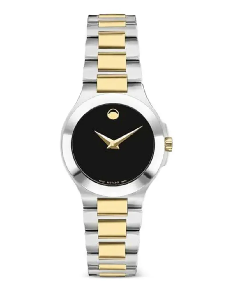 Movado Museum Dial Armbanduhr 27mm - Schwarz Schwarz