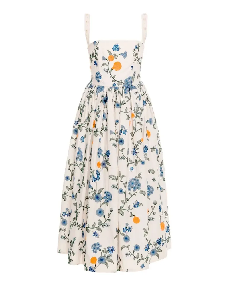 AGUA BENDITA Mielero Brisa midi dress - Nude Nude