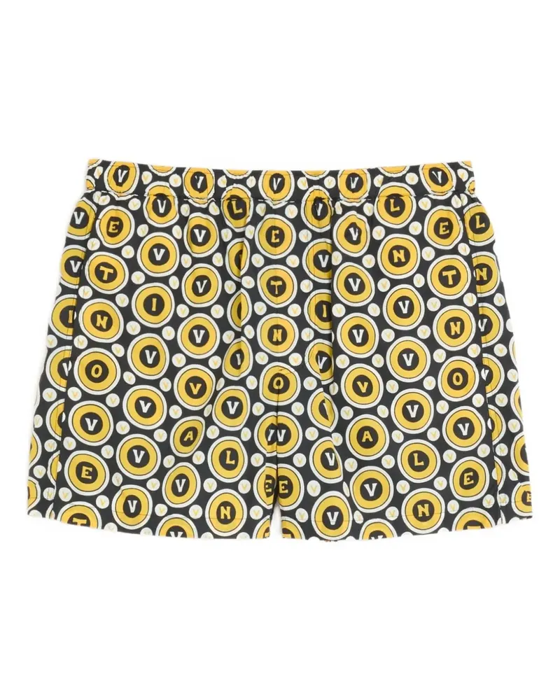 Valentino Garavani Badeshorts mit Bulles Royales-Print - Schwarz Schwarz