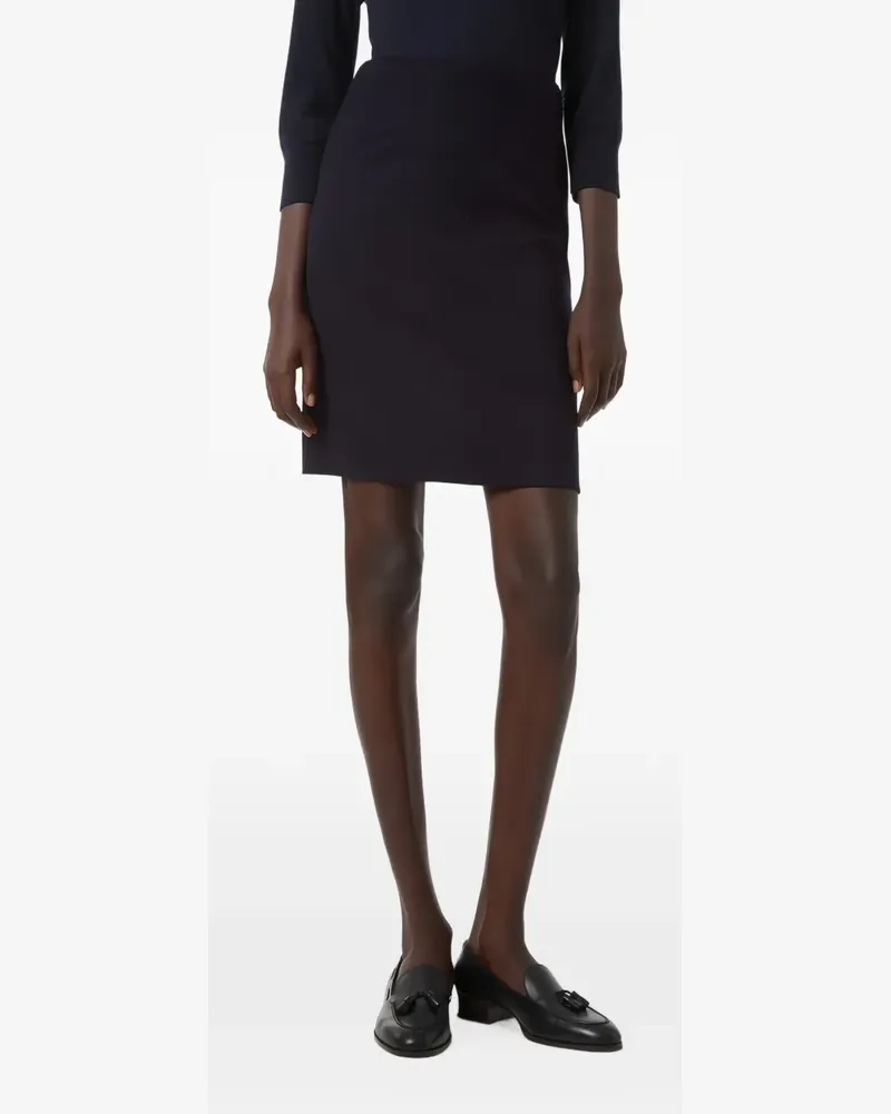 Loro Piana Vivian Minirock aus Kaschmir - Blau Blau