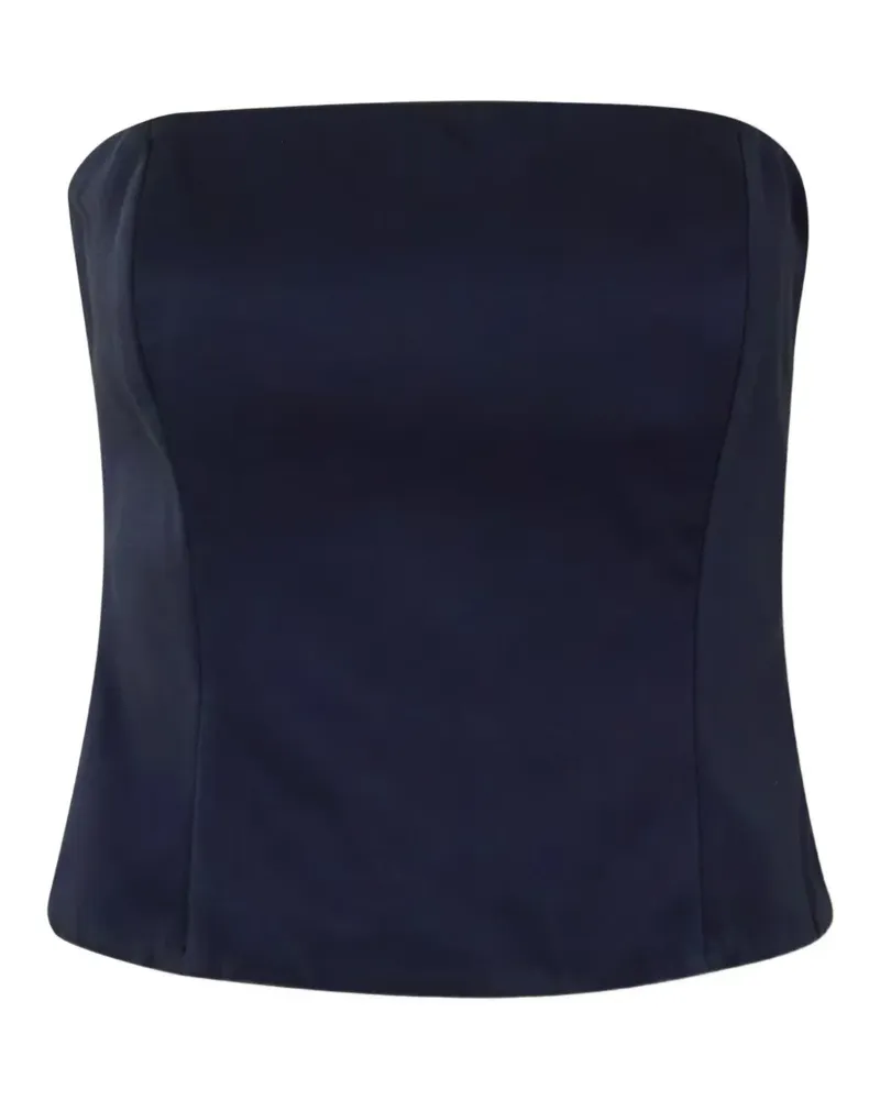 Brunello Cucinelli strapless top - Blau Blau