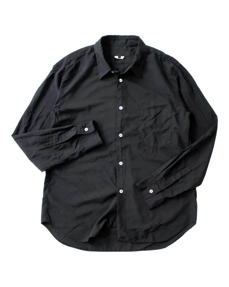 Comme des Garçons Hemd mit Tasche - Schwarz Schwarz
