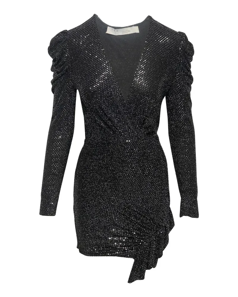 IRO Kleid mit Pailletten - Schwarz Schwarz