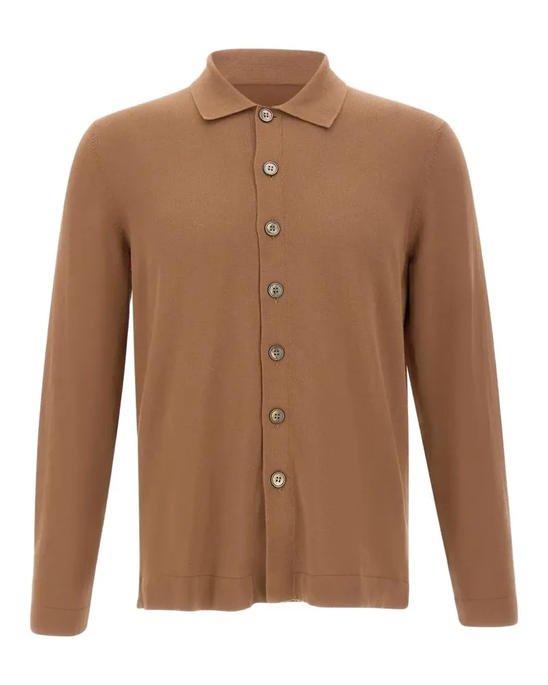 Gran Sasso buttoned long-sleeve shirt - Braun Braun