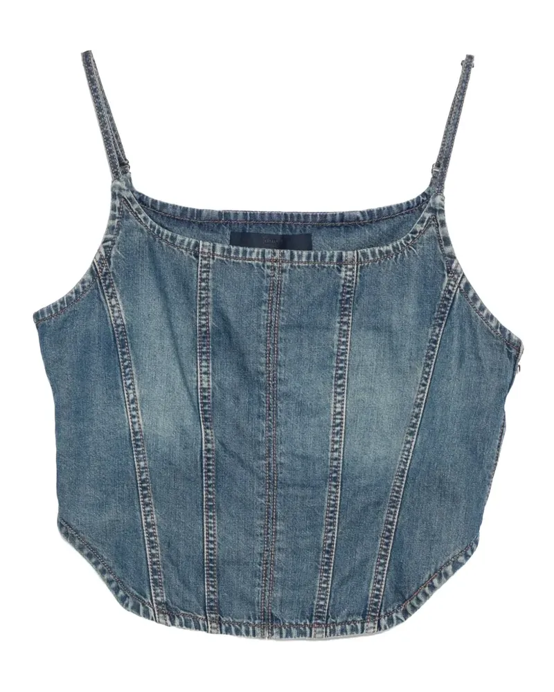 JUUN.J panelled denim top - Blau Blau