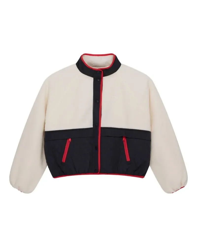 P.E. NATION zip-up bomber jacket - Weiß Weiß