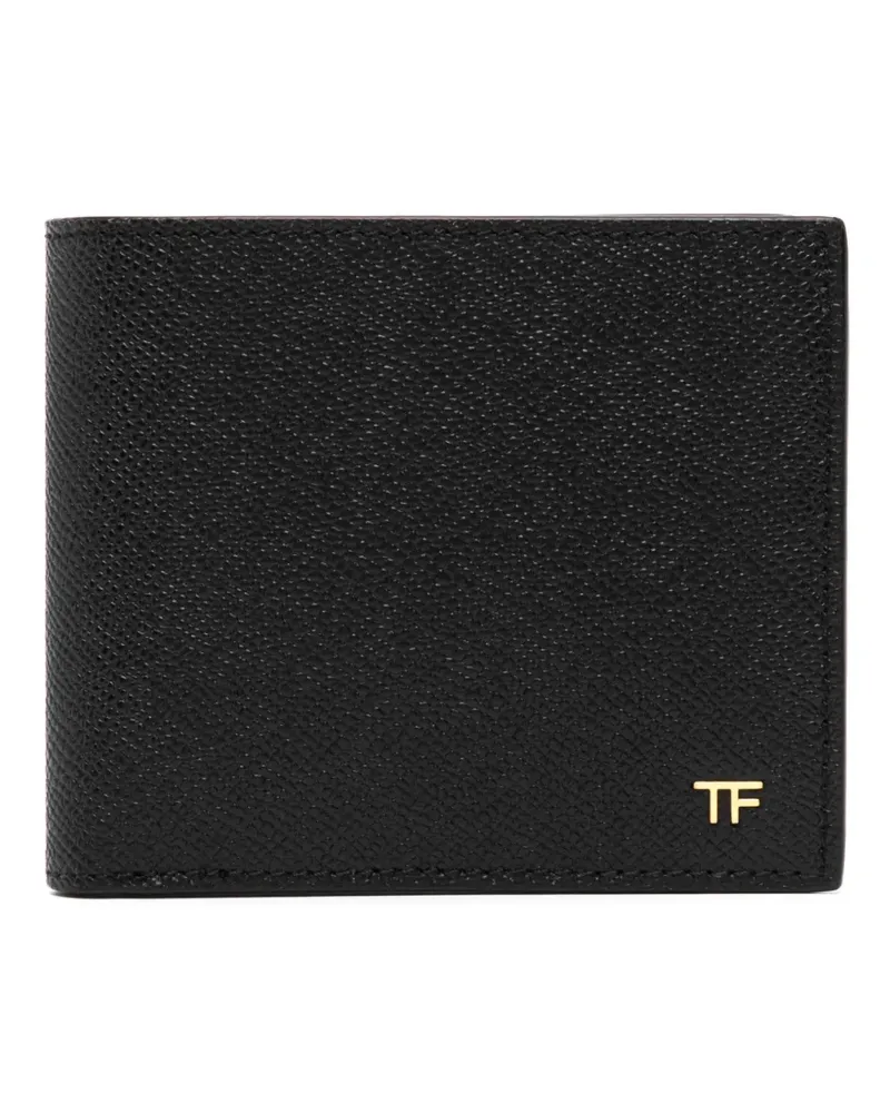 Tom Ford Portemonnaie mit Logo-Schild - Schwarz Schwarz