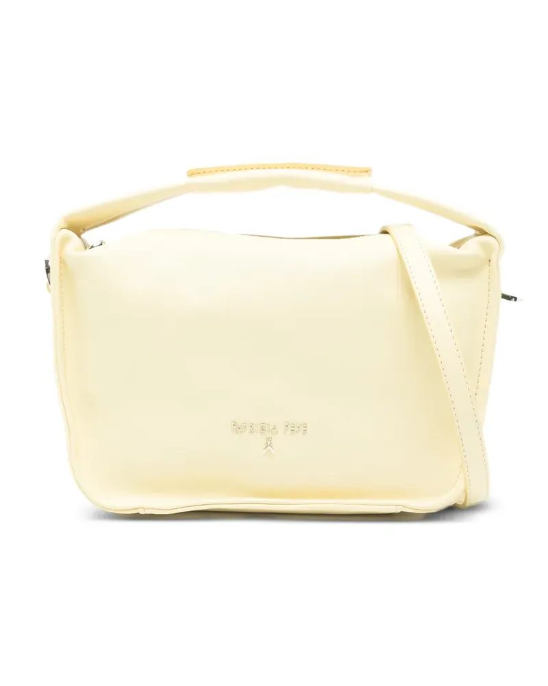 Patrizia Pepe Small Contemporary leather tote bag - Gelb Gelb