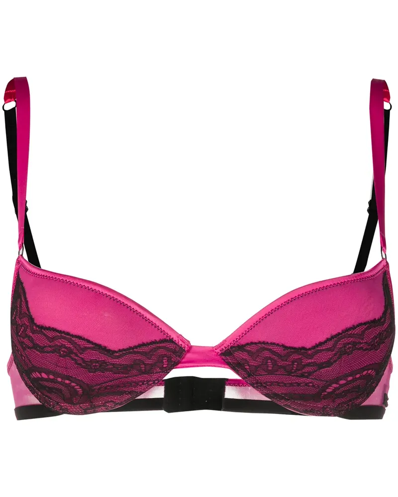 Dolce & Gabbana BH mit Spitzeneinsätzen - Rosa Rosa