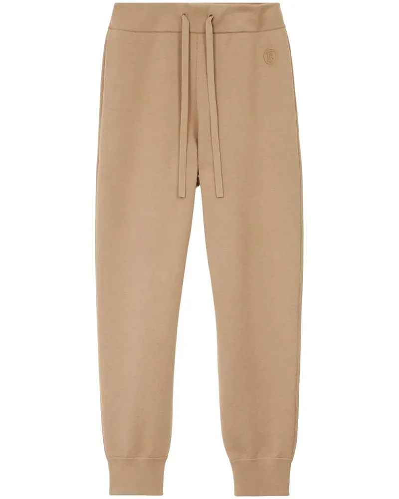 Burberry Jogginghose mit Monogramm - Nude Nude