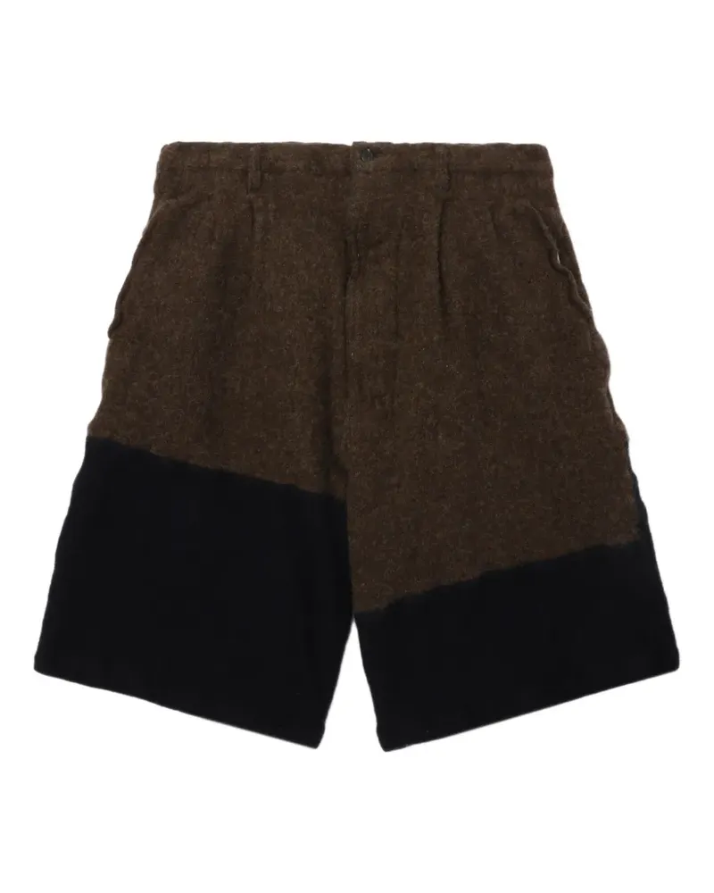 Comme des Garçons Shorts in Colour-Block-Optik - Braun Braun