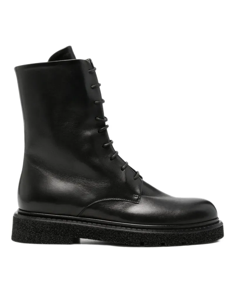 Guglielmo Rotta Koby lace-up leather boots - Schwarz Schwarz