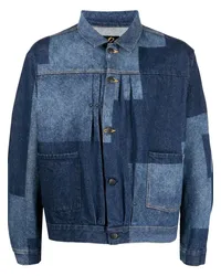 NEEDLES Jeansjacke im Patchwork-Look Blau