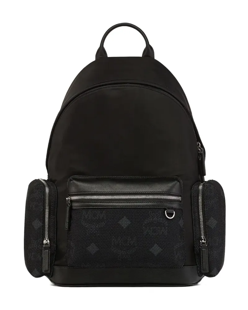 MCM Mittelgroßer Stark Rucksack - Schwarz Schwarz
