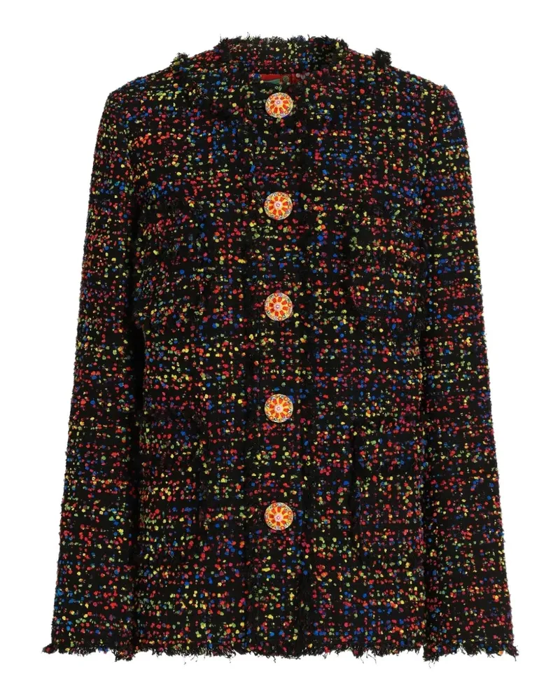 Dolce & Gabbana Tweed-Sakko - Schwarz Schwarz