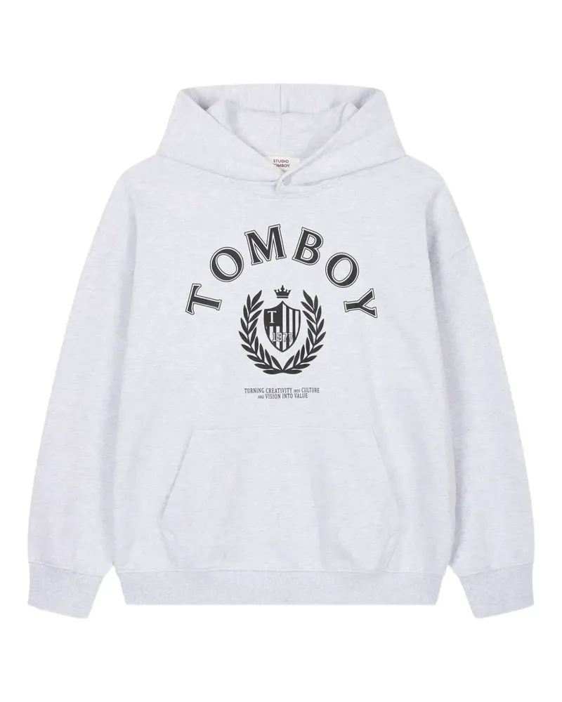 STUDIO TOMBOY University Hoodie - Grau Grau