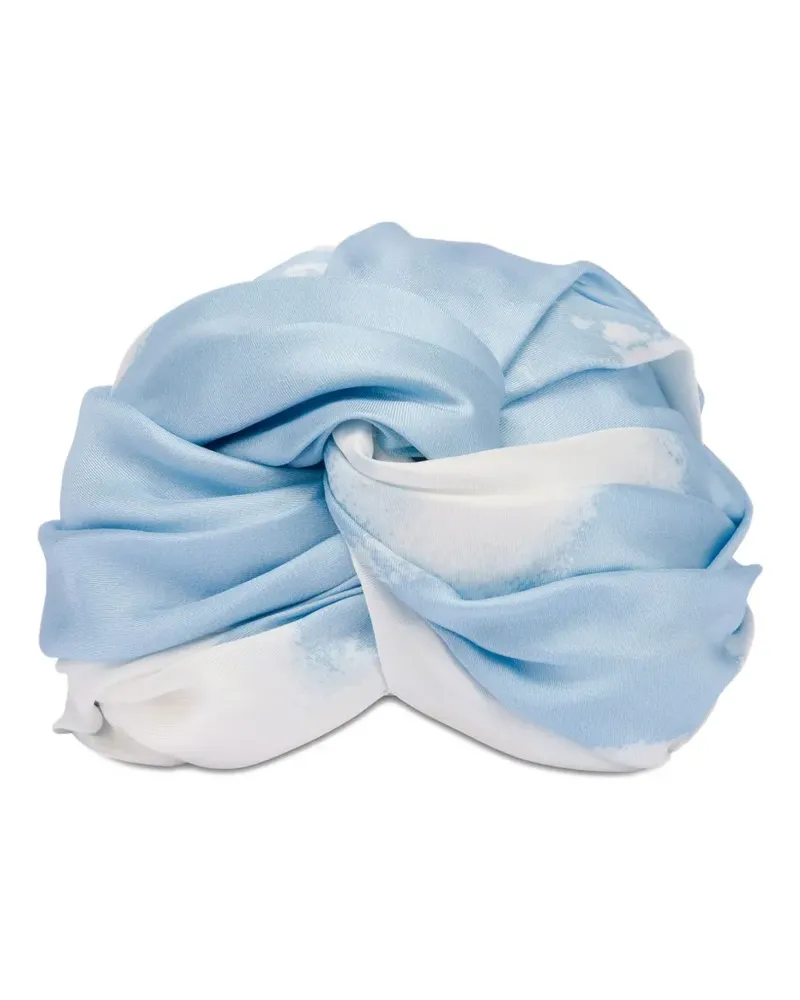 Moschino Mütze aus Seide - Blau Blau