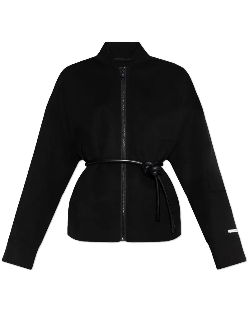 SPORTMAX Bomberjacke aus Wolle - Schwarz Schwarz