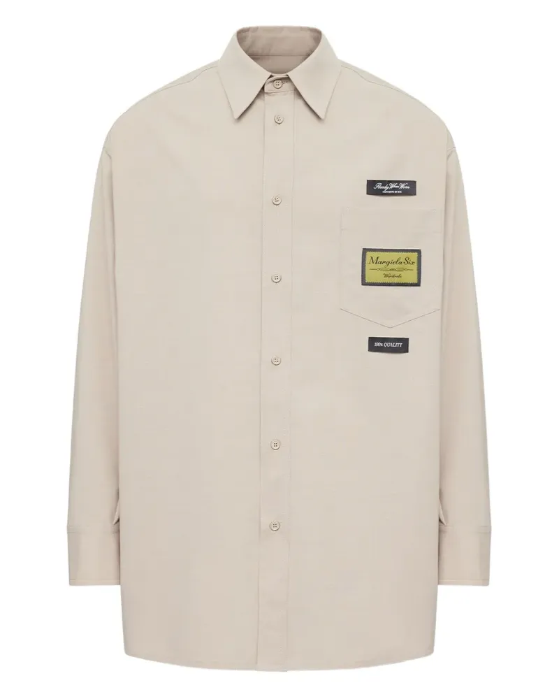 Maison Margiela Langärmeliges Hemd - Nude Nude