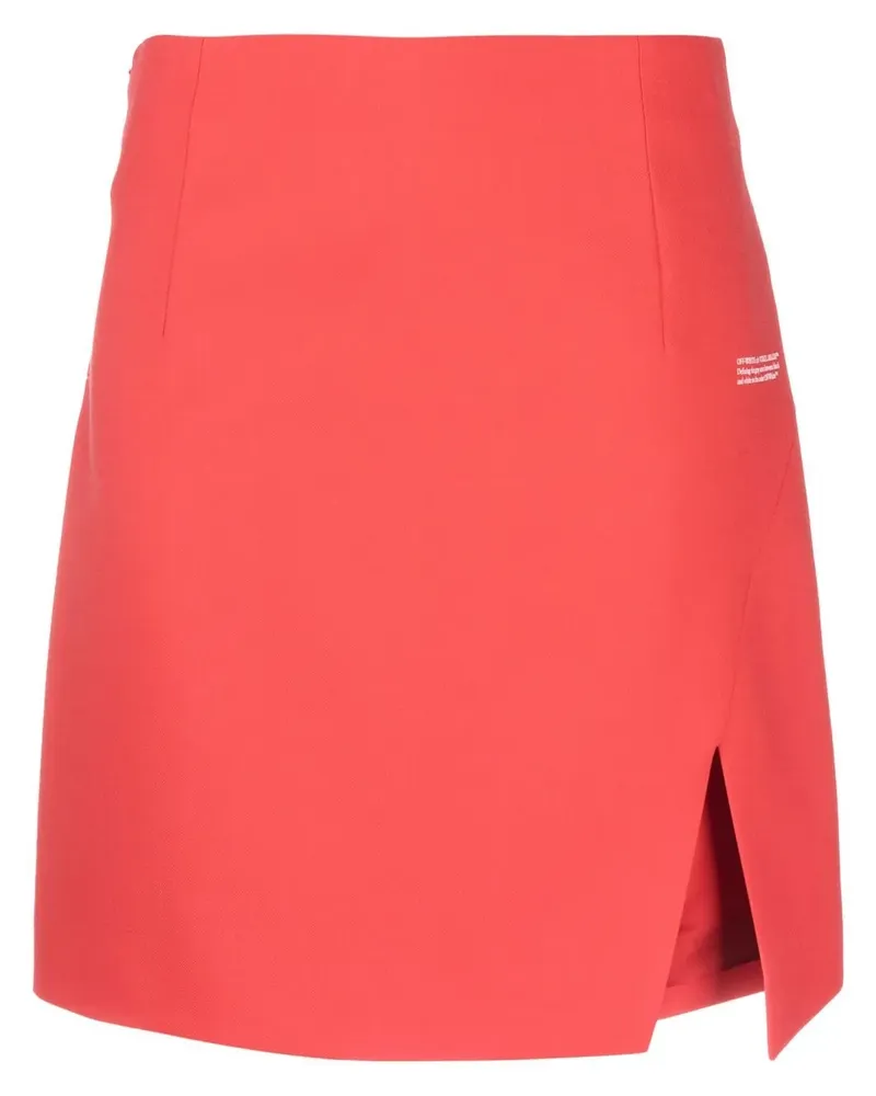 OFF-WHITE Rock mit hohem Bund - Rot Rot