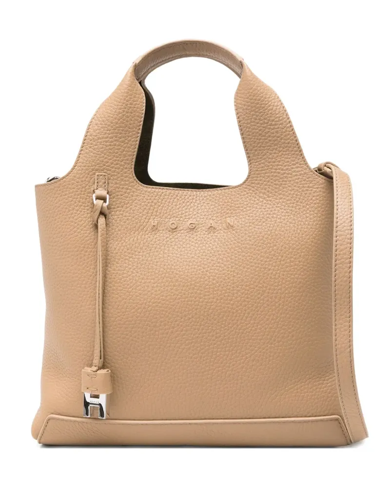 Hogan Tote Bag aus Leder - Nude Nude