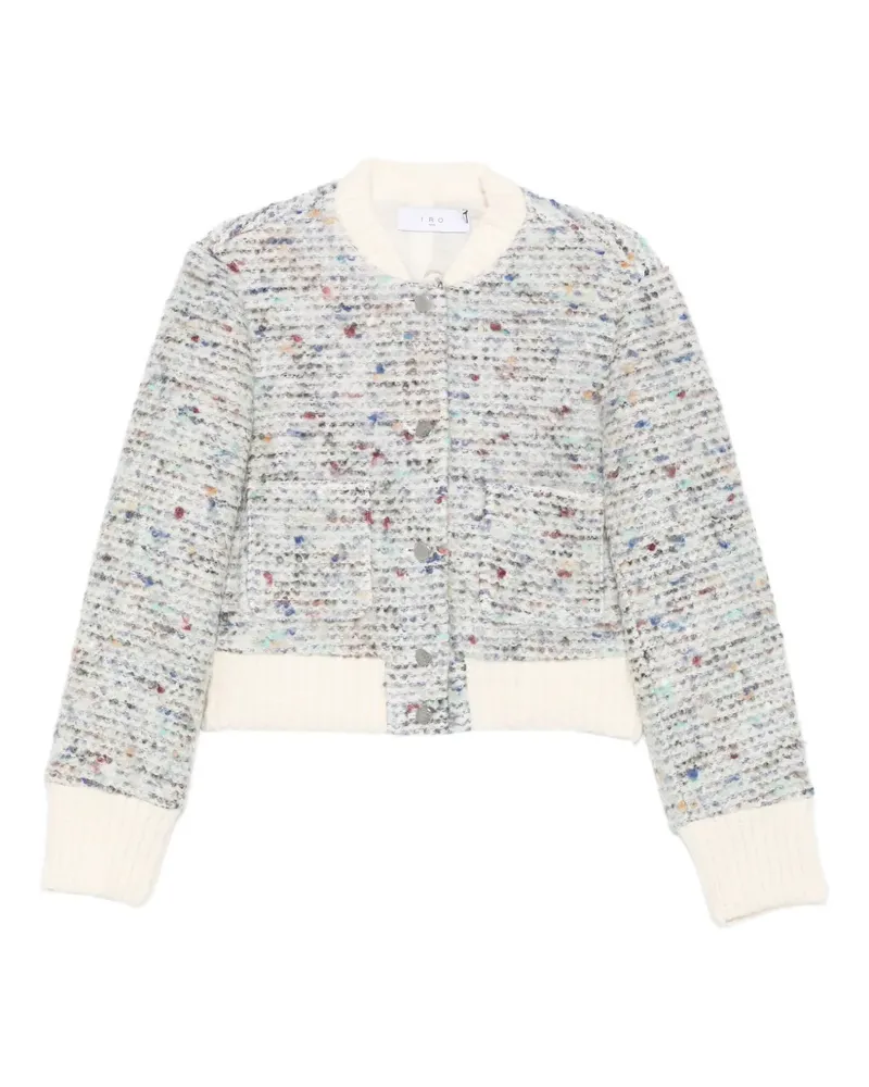 IRO Melierte Tweed-Jacke - Nude Nude